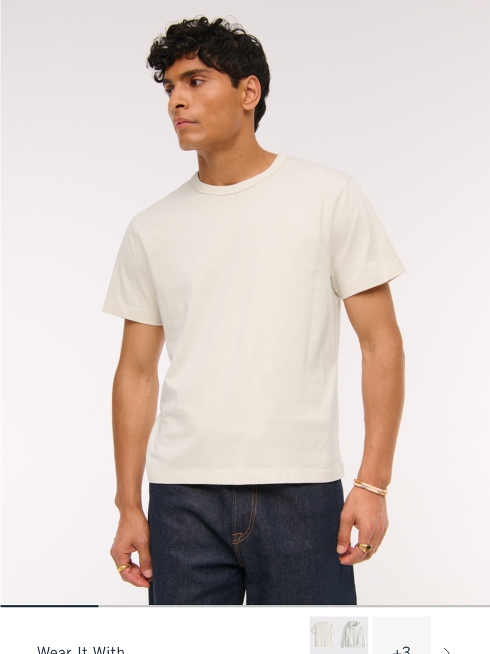 Men's classic polished cropped tee